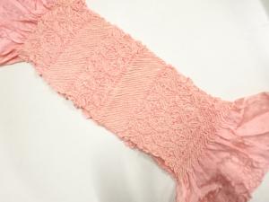 正絹　絞り　帯揚げ